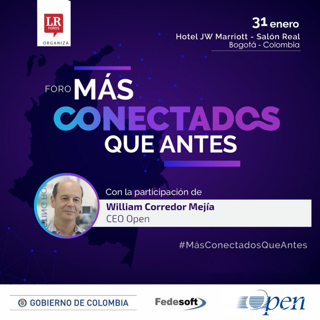 Open invitado especial en Foro Tecnológico: Más conectados que antes